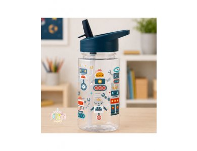 A little lovely company: Παιδικό Παγούρι από Tritan 450ml-Robots