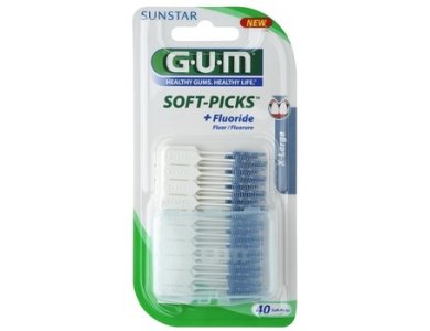 Gum Soft-Picks X-Large (636), Μεσοδόντια Βουρτσάκια Μεγάλου Μεγέθους Μιας Χρήσης, 40τμχ