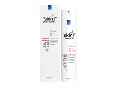InterMed Skin Pharmacist Αge Active Anti-Dark Spots SPF15, Κρέμα Προσώπου για τις Δυσχρωμίες & τις Πανάδες, 50ml