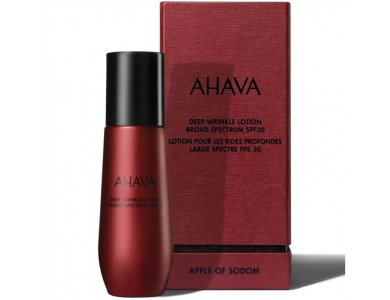 Ahava Apple Of Sodom Deep Wrinkle Lotion Broad Spectrum Spf30, Λοσιόν Με Αντιγηραντική Δράση Για Λείανση των Ρυτίδων, 50ml