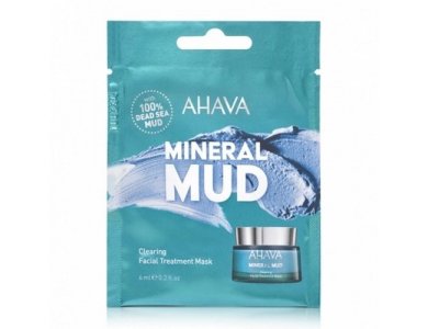 Ahava Mineral Mud Clearing Facial Treatment Mask, Μάσκα Προσώπου, 6ml