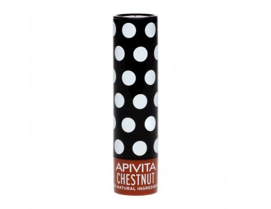 Apivita Chestnut Lip Care με Κάστανο,Ελαφριά Σοκολατί Απόχρωση 4.4gr