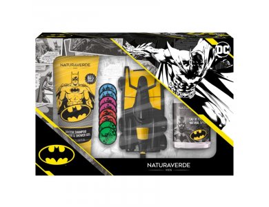 Naturaverde Παιδικό Σετ με Αφρόλουτρο 100ml + Eau Άρωμα 50ml Batman & Δώρο Μηχανή εκτόξευσης δίσκου