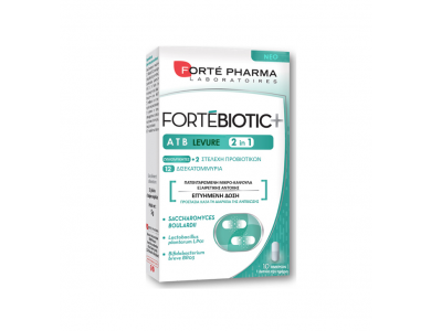 Forte Pharma Fortebiotic+ ATB 2 in 1 Levure Συμπλήρωμα Προβιοτικών, 10caps