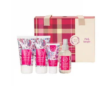 Fresh Line X-Mas Promo Pink Jungle, Σετ Περιποίησης Σώματος, 4 τμχ