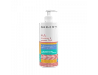 Pharmasept Kids Shampoo & Shower 2 in 1 Απαλό Παιδικό Σαμπουάν & Αφρόλουτρο, 500ml
