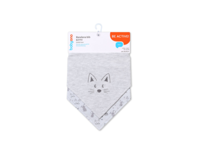BabyOno Bandana Bib Kitty, Σαλιάρες - Mπαντάνες 0m+, 2 τμχ