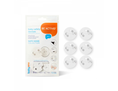 Babyono Electrical Outlet Safety Cover Rotating Cover System, Προστατευτικά για Πρίζες, 6τμχ
