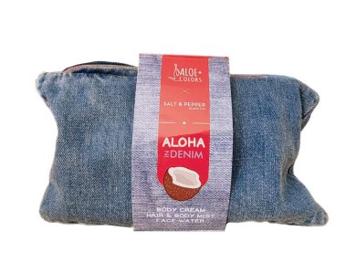 Aloe+Colors Aloha In Denim Bag Νεσεσέρ με Body Cream 100ml, Face Water 100ml & Hair-Body Mist 100ml