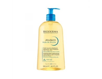 Bioderma Atoderm Huile De Douche Cleansing Oil Απαλό Αφρόλουτρο σε Ελαιώδη Μορφή κατά των Ερεθισμών για το Ευαίσθητο Ξηρό προς Ατοπικό Δέρμα, 500ml