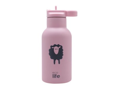 Eco life Kids Thermos Animals Sheep, Ανοξείδωτος Θερμός, 350ml