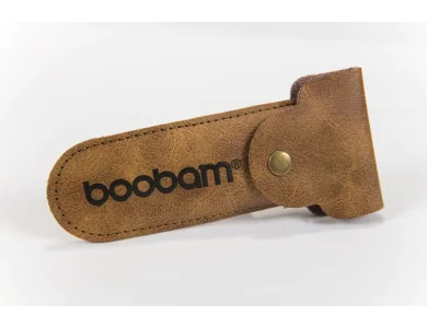 Boobam Razor Genuine Leather Pouch Brown, Δερμάτινη Θήκη για την Ξυριστική μηχανή Razor