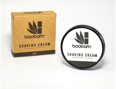 Boobam Shaving Cream, Κρέμα Ξυρίσματος, 100ml