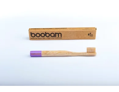 Boobam BrushStyle Kids Purple, Extra Soft, Οδοντόβουρτσα Παιδική