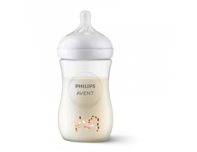 Philips Avent Natural Response, Πλαστικό Μπιμπερό 1m+, 260ml