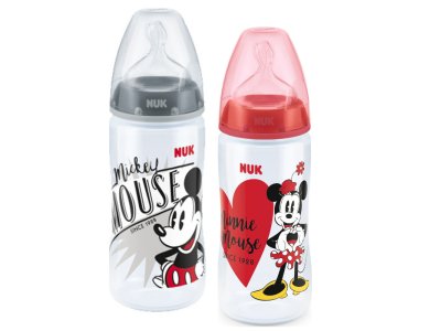 Nuk First Choice Disney Bottle, Μπιμπερό Με Δείκτη Ελέγχου Θερμοκρασίας, 6-18m+, 300ml