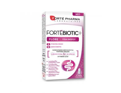 Forte Pharma Fortebiotic+ Flore Συμπλήρωμα Προβιοτικών, 30caps