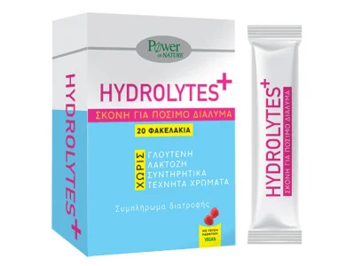 Power of Nature Hydrolytes+, Ηλεκτρολύτες σε φακελάκια, 20sachets
