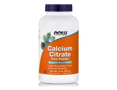 Now Calcium Citrate 100% Pure Powder, 8oz (227gr)