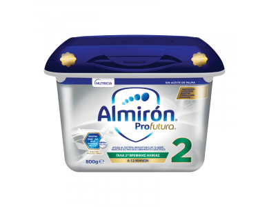 Nutricia Almiron Profutura 2, Βρεφικό Γάλα σε Σκόνη Δεύτερης Ηλικίας Άνω των 6 Μηνών, 800gr