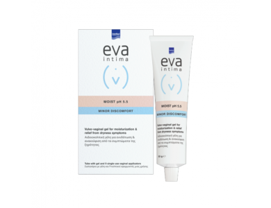 InterMed Eva Intima Moist Gel Tube, Κολπικοί Εφαρμοστές μίας Χρήσης, 9Vag.tubes
