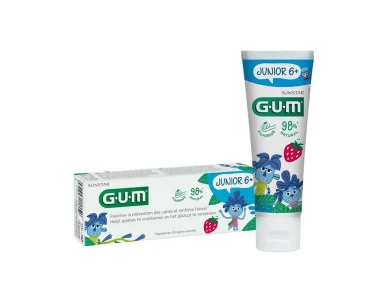 Gum Junior Toothpaste 6+ years, Παιδική Οδοντόκρεμα με γεύση Φράουλα, 50ml