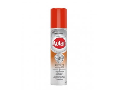 Autan Protect, Εντομοαπωθητικό Αερόλυμα για Κουνούπια, Κουνούπι-Τίγρης, Μύγες & Τσιμπούρια, 100ml