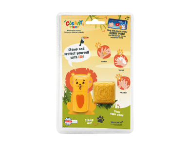 Colop Arts & Crafts Cleany Stamp Παιδική Σφραγίδα & Σαπούνι Leo, 1τμχ