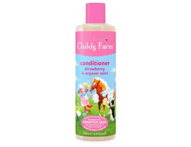 Childs Farm Conditioner Strawberry & Mint, Μαλλακτικό Conditioner με άρωμα Φράουλας & Μέντας, 500ml