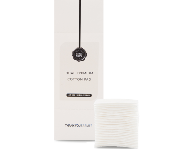 Thank You Farmer Dual Premium Cotton Pad, Ανθεκτικό Βαμβάκι Διπλής όψεως, 80τμχ