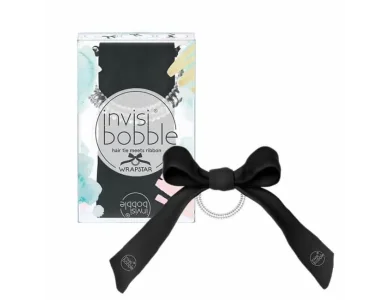 Invisibobble Wrapstar Shake It Off, Black, Στέκα & Κορδέλα Μαλλιών, 1τμχ
