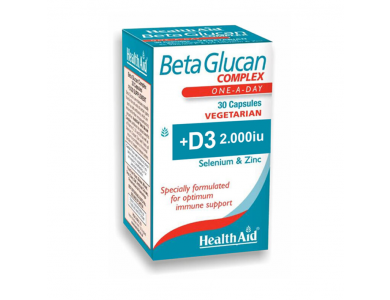 Health Aid  BetaGlucan Complex 30vegs.caps