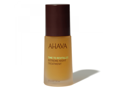 Ahava Time To Revitalize Extreme Night Treatment Serum, Ορός Θρέψης Προσώπου Νύχτας, 30ml