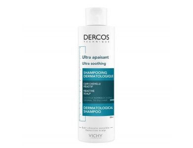 Vichy Dercos Ultra Soothing Καταπραϋντικό Σαμπουάν για Κανονικά - Λιπαρά Μαλλιά, 200ml