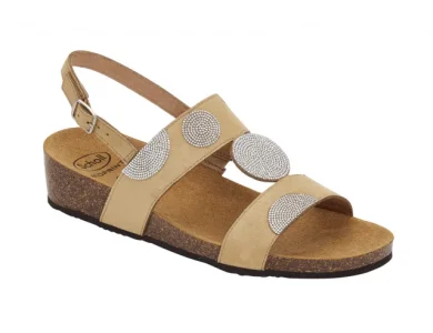Scholl Dubai Beige, Ανατομικό Σανδάλι, Νο41