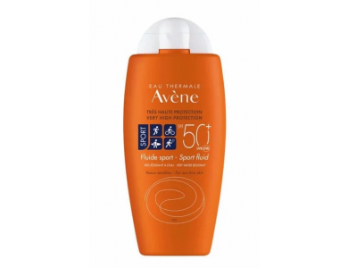 Avene Fluide Sport SPF50+ Αντιηλιακό Γαλάκτωμα για Πρόσωπο & Σώμα Ιδανικό για Αθλητικές Δραστηριότητες, 100ml