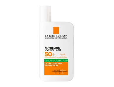 La Roche Posay Anthelios Uvmune 400 Oil Control Fluid, Αντηλιακό Προσώπου για το Λιπαρό Δέρμα SPF50, 50ml