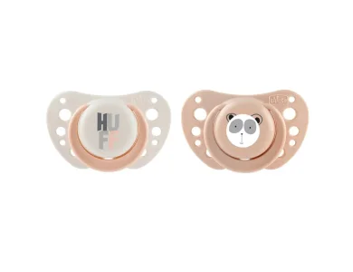 Chicco Physio Forma Air, Πιπίλες Σιλικόνης 0-6 μηνών Μπεζ/Σομόν, 2τμχ