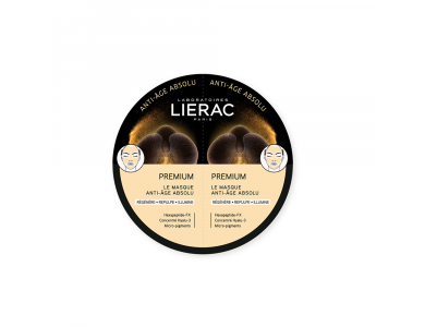 Lierac Premium The Mask Absolute Anti-Aging Μάσκα Προσώπου με Ολοκληρωμένη Αντιγηραντική Δράση, 2x6ml