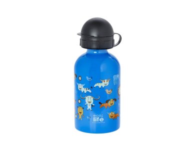 Eco Life Bottle Jungle, Mεταλλικό Ανοξείδωτο Παγούρι-θερμός, 400ml