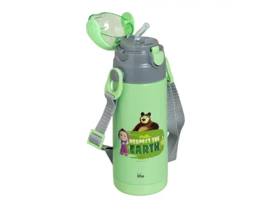 EcoLife Masha Respect Earth Mint, Παγούρι Θερμός, 400ml