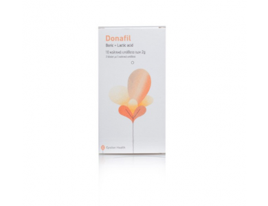 Epsilon Health Donafil Boric + Lactic acid Κολπικά Υπόθετα 2g, 10τμχ