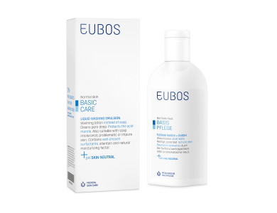 Eubos Liquid Washing Emulsion Blue, Καθημερινός καθαρισμός για Πρόσωπο & Σώμα, 200ml