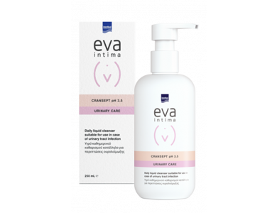 InterMed Eva Intima Cransept Urinary Care, Υγρό Καθαρισμού για Προστασία & Ανακούφιση κατά των Ουρολοιμώξεων, 250ml