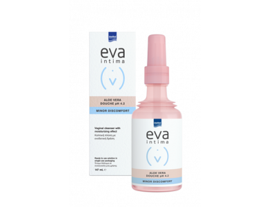 InterMed Eva Intima Aloe Vera Douche, Κολπική Πλύση για τον Αποτελεσματικό Καθαρισμό και Ενυδάτωση, 147ml