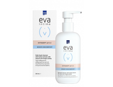 InterMed Eva Intima Extrasept, Υγρό Καθημερινού Καθαρισμού Ευαίσθητης Περιοχής με Αντιμυκητιασική Προστασία, 250ml