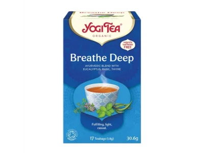 Yogi Tea Bio Breathe Deep Αφέψημα Τσαγιού για το Αναπνευστικό, 17x1.8g