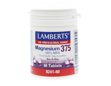 Lamberts Magnesium 375 60tabs
