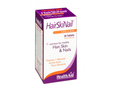 Health Aid Hair, Skin & Nail Formula 30caps