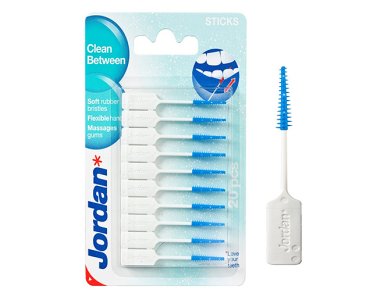 Jordan Clean Between Sticks, Μεσοδόντια Βουρτσάκια, 20τμχ